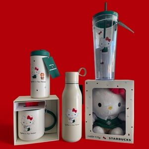 2025 Hello Kitty x Starbucks Collaboration 5 Piece Holiday
Set Limited Edition